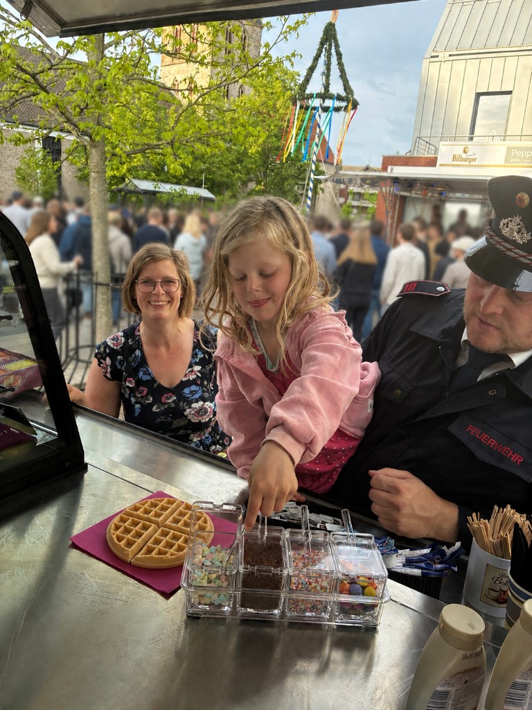 Waffel am Stand
